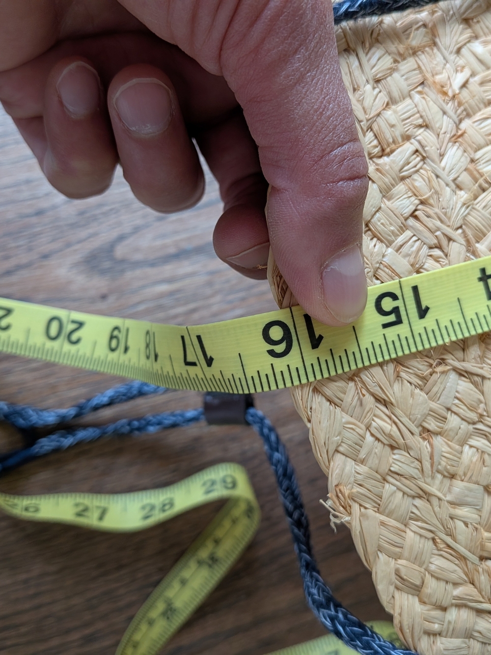 Rip Curl Womens Straw Wide Brim Sun Hat One Size Adjustable Chin Strap - Picture 8 of 8